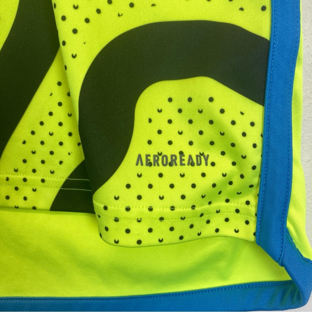 Arsenal Adidas Emirates jersey M Fly Better Visit Rwanda Champions League Yellow - Picture 7 of 13